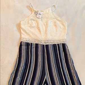 Stripped halter jumper